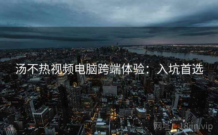 汤不热视频电脑跨端体验：入坑首选